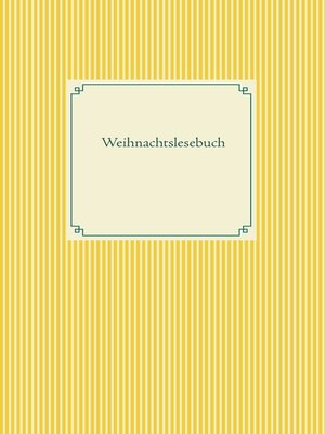 cover image of Weihnachtslesebuch